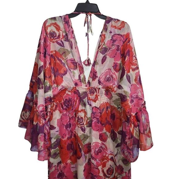 MISA LOS ANGELES SHADI DRESS - FLORAL BURST, sz med - Picture 15 of 16